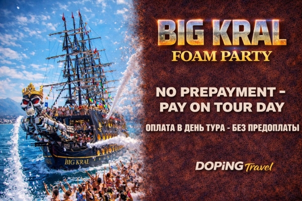 Alanya Big Kral Pirate Boat Tour – Full-Day Family Fun on the Mediterranean