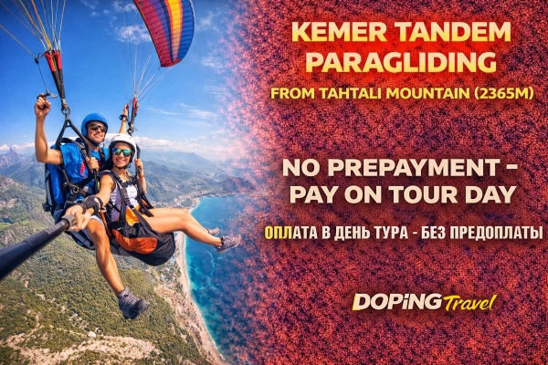 Paragliding from Tahtalı Mountain (2365 m) – I Believe I Can Fly