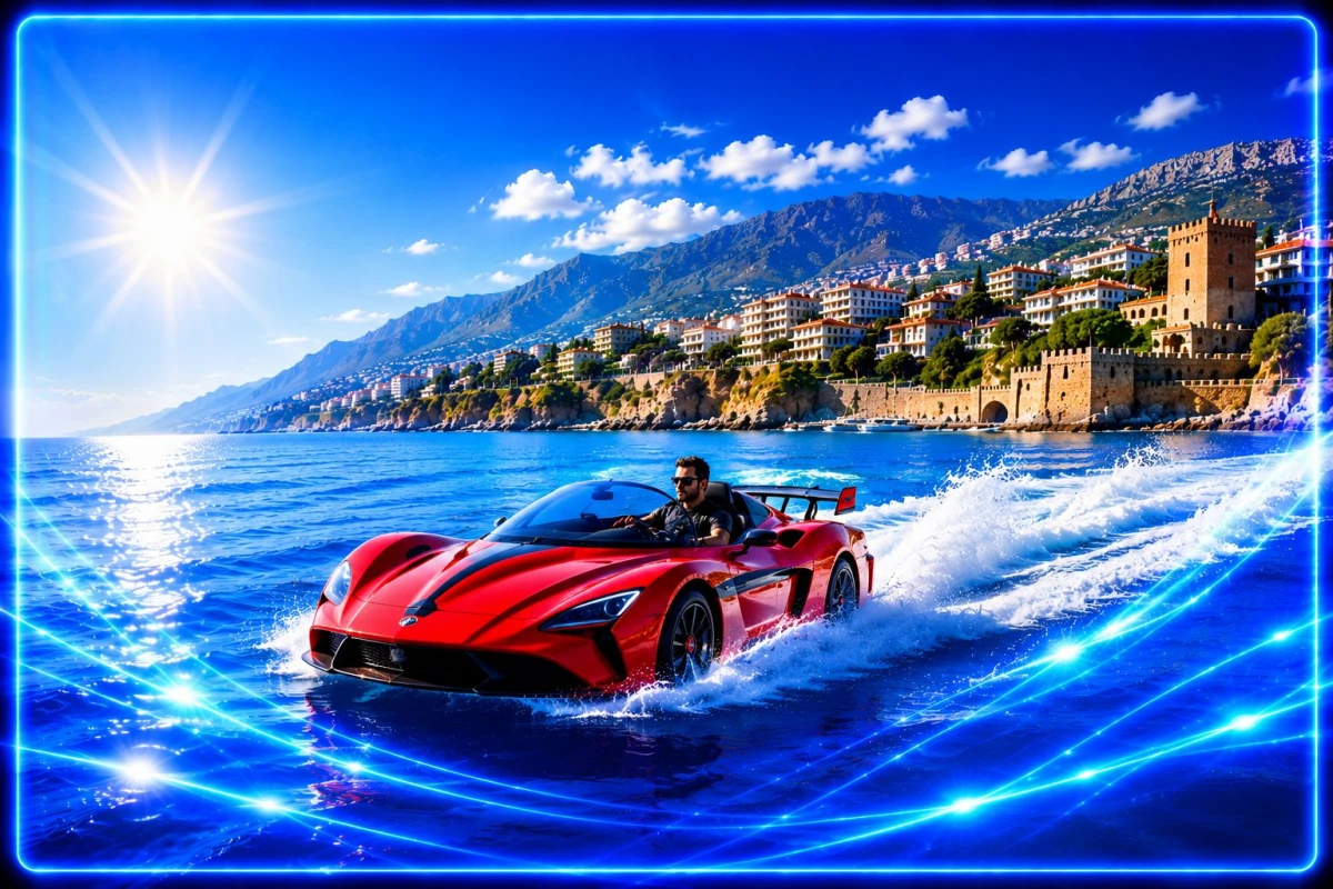 Doświadczenie z Jet Car w Alanyi | Jazda po Morzu Śródziemnym