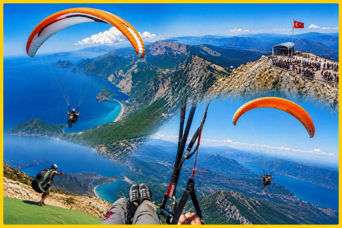 Kemer Tandem Paragliding in Adrasan – Sky Adventure