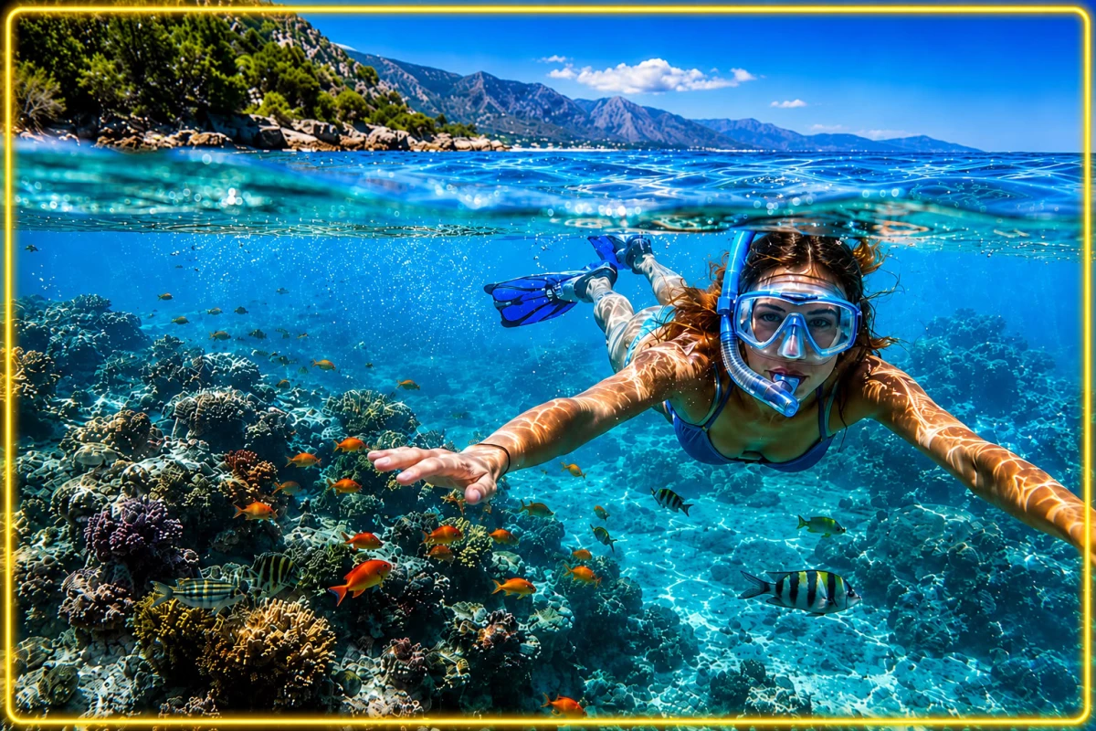 Wycieczka na Snorkeling w Alanyi – Odkryj Podwodne Cuda Morza Śródziemnego