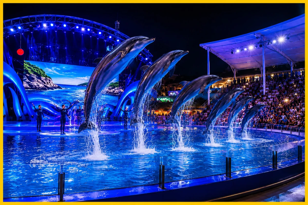 Kemer Delfinshow & Schwimmen mit Delfinen – Familienspaß