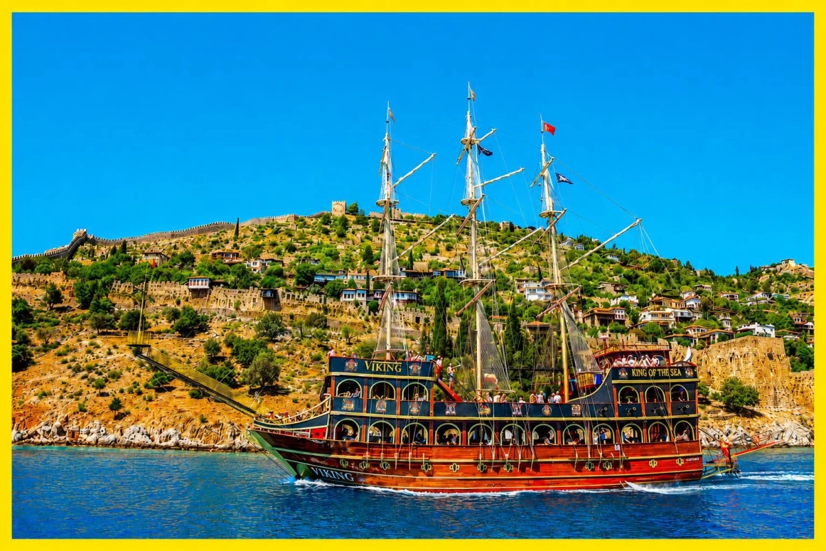 Проведите лучший день в Аланье 🏴‍☠️ | Приключение на пиратском корабле